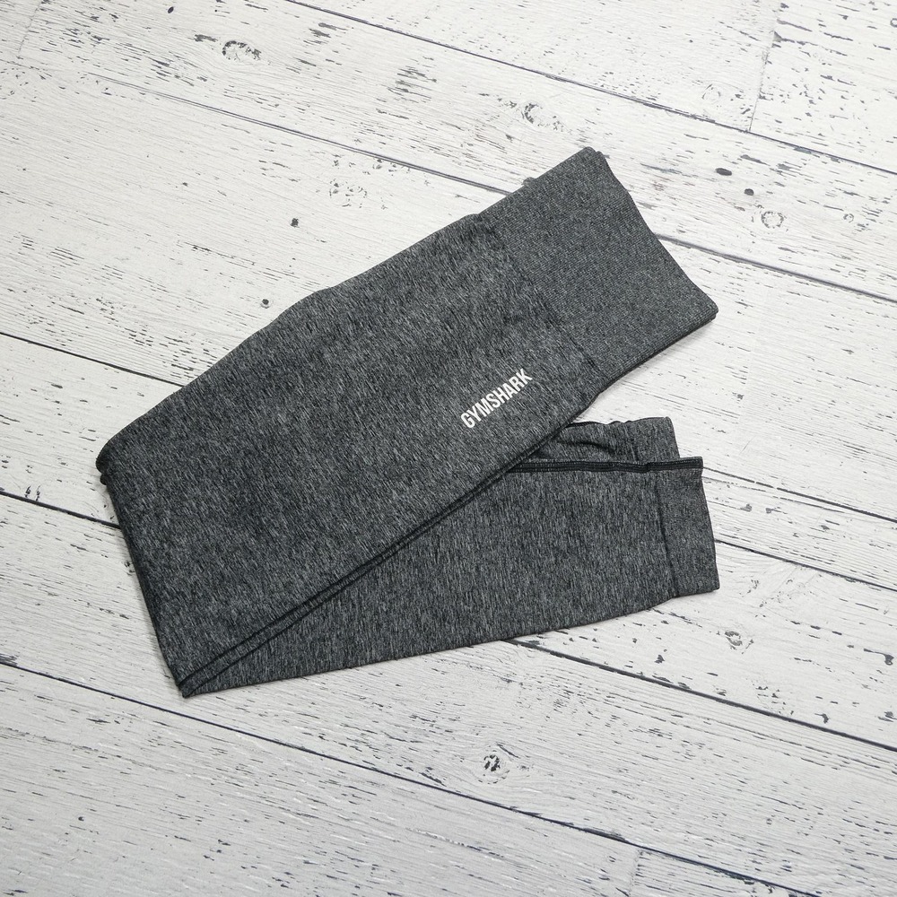 Gymshark Pants Womens XS Charcoal Marl Joggers Cuffed Pockets Athletic‎